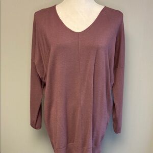 Dreamers by Debut Elegant Mauve Women's Blouse (sz M)